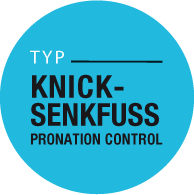 Knick-Senkfuss